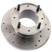 21A1265D X-drilled 7.5&quot; Mini front brake discs for Mini Cooper S and early 1275GT models with 10&quot; wheels (GBD101).