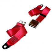 Static Lap Belt - 2pt PRE 73 - RED