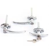 Door Handle Kit including Boot Handle for Pre-1966 Classic Mini