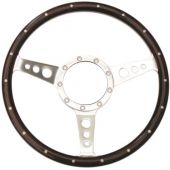 Spring Alex 13" Walnut steering wheel with rivets