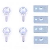 Set of 4 Harness Eye Bolts with Plates for Classic Mini