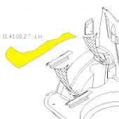 MCR11.41.00.27 OE spec Boot Floor Side Repair Panel - LH - all models 