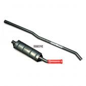 CLS005A Maniflow 2" large bore side exit single-box exhaust system for Mini.