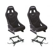 Cobra Monaco Pro Seat Package - Black