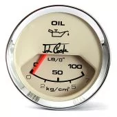 MCPIS.PL2328-03C John Cooper Oil Pressure Gauge - Magnolia and Chrome