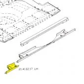 MCR21.41.02.17 LH End Repair - Subframe Crossmember - Mini Traveller LH