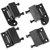 CZH202KIT Set of 4 internal type door hinges for Mini models 1969 on, for both doors with wind up type windows.