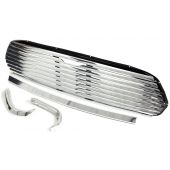 DHB10151 Mini Cooper 8 Bar external bonnet release grille kit, to fit all models 1967on.