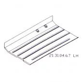 MCR11.31.04.67 LH Floor Panel Rear 1/4 with Full inner sill - Mini Mk1-5