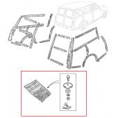 HMP841001 Mini (Woody) Traveller complete fitting kit for mounting the wood kit (14A7800)