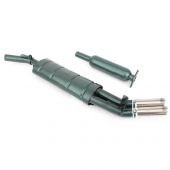 Maniflow side exit exhaust - twin 2'' dtm -  for Mini Carb 90-94 