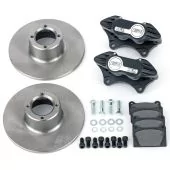 Cooper 8.4" Std 4 pot Alloy Caliper Brake Conversion Road Kit - Black