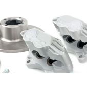 Cooper 8.4" Std 4 pot Alloy Caliper Brake Conversion Road Kit - in Silver