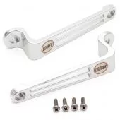 Classic Mini Cooper Alloy Billet Angle Design Door Pull - Silver