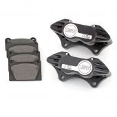 Cooper 8.4" Std 4 pot Alloy Caliper and Pad Kit - Black