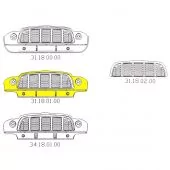 MCR31.18.01.00 Front panel with with integral grill for Mini Van and Mini Pick-up models Mk1-3