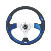 Mountney Sport Mini Steering Wheel - Blue Inset