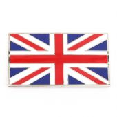 Enamel Union Jack A Panel Badge - Self Adhesive