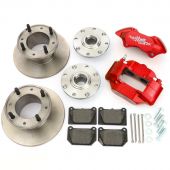 7.5 Cooper S, 12 to 10, Red Alloy Caliper Brake Conversion Kit