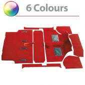 CK962 Moulded carpet set for Mini saloon models '73 onwards, available in 9 colours