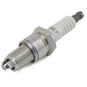 NGK BPR6EY Spark Plug with 14mm diameter, 19mm reach, 20.8mm hex size, and standard nickel single electrode for reliable ignition performance.