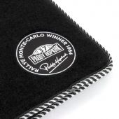 Paddy Hopkirk Mini Super Luxury Floor Mat Set - Black &amp; Silver