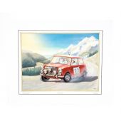 Paddy Hopkirk - 1964 Monte Carlo 33 EJB on the Home Straight Print 