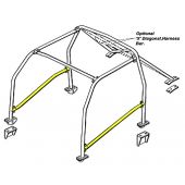 SAFRB00A1 Door Bar diagram for Mini 6 point roll cage