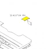 MCR31.41.07.04 RH Closing Panel - Rear Subframe Mini Van & Pick-up