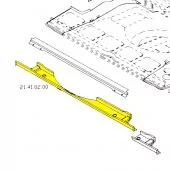 MCR21.41.02.00 Rear Subframe Mounting Crossmember - Mini Traveller