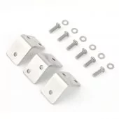 Pick Up Tilt Frame Brackets - Brushed Stainless