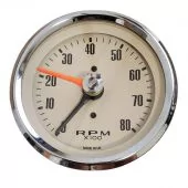 Smiths 80mm Tachometer 8000 RPM - Magnolia Dial Chrome Bezel for Mini Cooper S