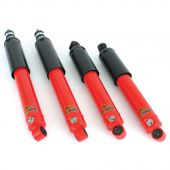 SPANGM11KIT Spax red adjustable Mini lowered front and rear shock absorbers set of 4 