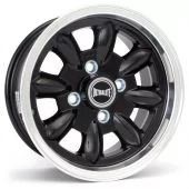 5.5" x 12" black/polished rim Ultralite alloy wheel and Yokohama A539 tyre package