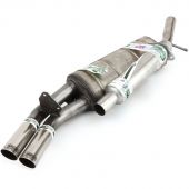 Maniflow Twin Silencer 2'' DTM Side Exit Exhaust for Mini Injection Models