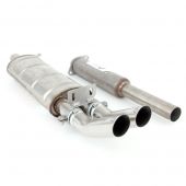 Maniflow Stainless Steel Exhaust System - Twin Box Centre Exit - DTM Tailpipes - Cat