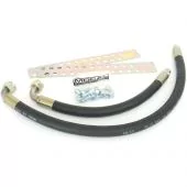 Oil Cooler Rubber Hoses - Clubman pair 