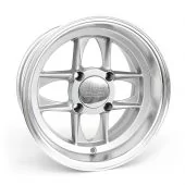 6 x 12 Mamba Wheel - Silver/Polished rim