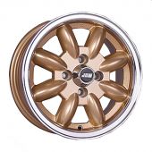 5.5 x 13 Minilight Wheel - Gold/Polished Rim