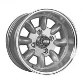 6 x 12 Minilight Wheel - Silver/Polished Rim