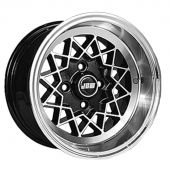 7 x 13 Rally Special Wheel - Black Hi-Lite