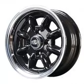 5.5 x 12 Superlight Wheel - Black/Polished Rim