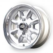 5 x 12 Superlight Wheel - Silver/Polished Rim