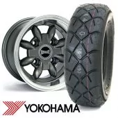 6" x 10" anthracite Ultralite alloy wheel and Yokohama A032 tyre package