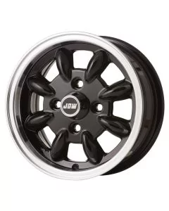 5 x 12 Minilight Wheel - Black/Polished Rim