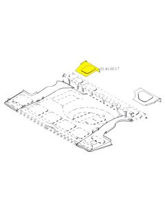 MCR21.41.00.17 LH Boot Floor Front Corner Repair Mini Traveller