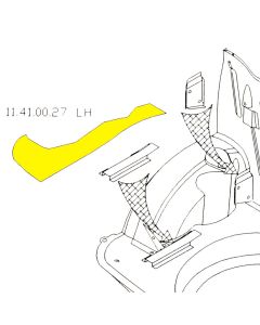 MCR11.41.00.27 OE spec Boot Floor Side Repair Panel - LH - all models 