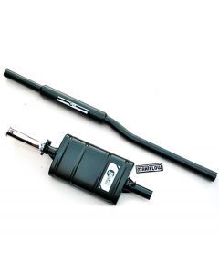 CLST005B Maniflow 2" large bore centre exit twin-box exhaust system for Mini.