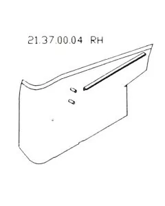 MCR21.37.00.04 Pocket/Companion Box Assembly Traveller - Reproduction - RH 