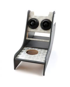 94-01 RHD Swirled Aluminium Centre Console inc. Airvents & Radio slot